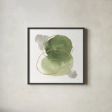 Organic Trance II by Chris Paschke. Shown in a sleek black glass frame for a contemporary gallery look. Available as an archival giclee rolled canvas, fine art paper, or poster print. SKU 85748a.