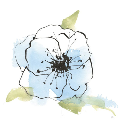 Oriental Blue II by Chris Paschke. SKU 88095a. Archival Giclee Fine art print for wall decor.