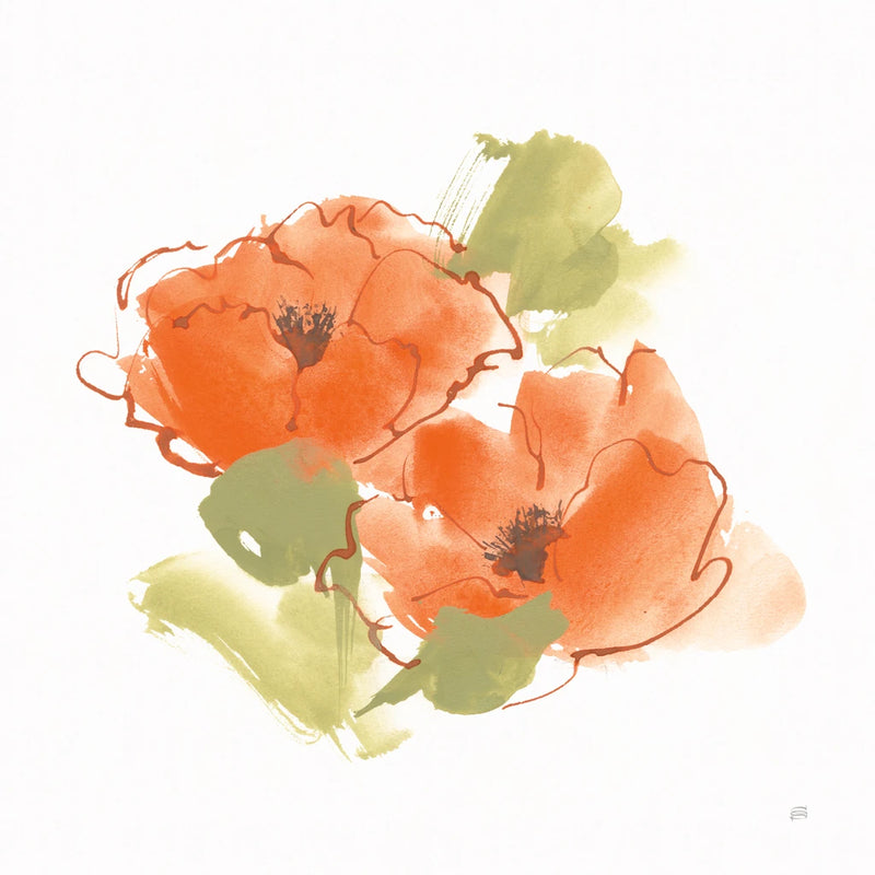 Oriental Poppies I by Chris Paschke