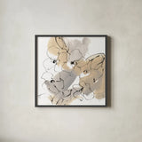 Original Neutrals I by Chris Paschke. Shown in a sleek black glass frame for a contemporary gallery look. Available as an archival giclee rolled canvas, fine art paper, or poster print. SKU 70653a.