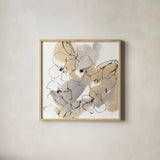 Original Neutrals I by Chris Paschke. Shown in a natural wood glass frame for a timeless modern aesthetic. Available as an archival giclee rolled canvas, fine art paper, or poster print. SKU 70653a.
