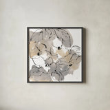 Original Neutrals II by Chris Paschke. Shown in a sleek black glass frame for a contemporary gallery look. Available as an archival giclee rolled canvas, fine art paper, or poster print. SKU 70654a.