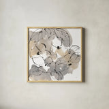 Original Neutrals II by Chris Paschke. Shown in a natural wood glass frame for a timeless modern aesthetic. Available as an archival giclee rolled canvas, fine art paper, or poster print. SKU 70654a.