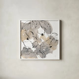 Original Neutrals II by Chris Paschke. Shown in a crisp white glass frame for a clean and minimalist style. Available as an archival giclee rolled canvas, fine art paper, or poster print. SKU 70654a.