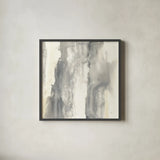 Pale Taupe II by Chris Paschke. Shown in a sleek black glass frame for a contemporary gallery look. Available as an archival giclee rolled canvas, fine art paper, or poster print. SKU 33981a.
