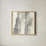 Pale Taupe II by Chris Paschke. Shown in a natural wood glass frame for a timeless modern aesthetic. Available as an archival giclee rolled canvas, fine art paper, or poster print. SKU 33981a.