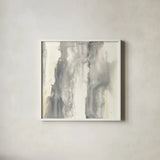 Pale Taupe II by Chris Paschke. Shown in a crisp white glass frame for a clean and minimalist style. Available as an archival giclee rolled canvas, fine art paper, or poster print. SKU 33981a.
