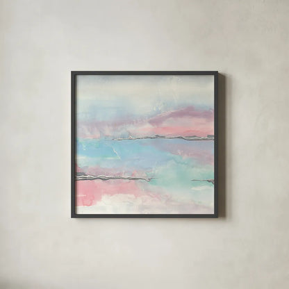 Parfait I by Chris Paschke. Shown in a sleek black glass frame for a contemporary gallery look. Available as an archival giclee rolled canvas, fine art paper, or poster print. SKU 31476a.