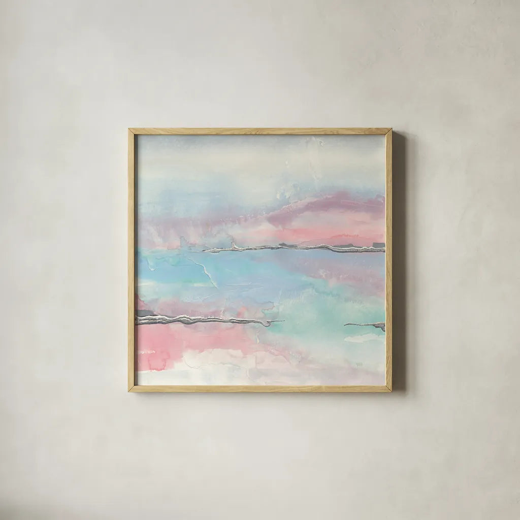 Parfait I by Chris Paschke. Shown in a natural wood glass frame for a timeless modern aesthetic. Available as an archival giclee rolled canvas, fine art paper, or poster print. SKU 31476a.