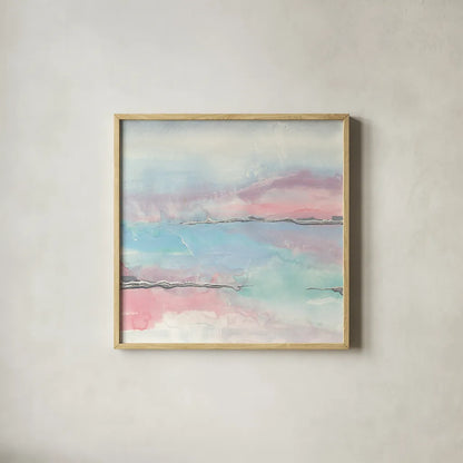 Parfait I by Chris Paschke. Shown in a natural wood glass frame for a timeless modern aesthetic. Available as an archival giclee rolled canvas, fine art paper, or poster print. SKU 31476a.