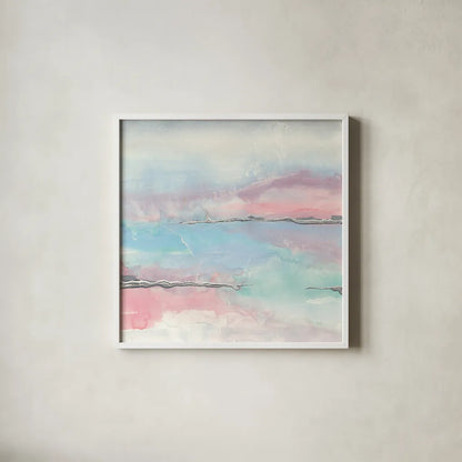 Parfait I by Chris Paschke. Shown in a crisp white glass frame for a clean and minimalist style. Available as an archival giclee rolled canvas, fine art paper, or poster print. SKU 31476a.