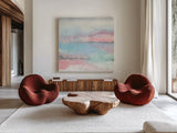 Parfait I by Chris Paschke. Shown as extra-large giant wall art in a modern living room. Available as an archival giclee rolled canvas, fine art paper, or poster print. SKU 31476a.