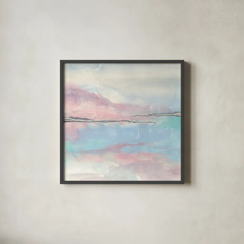 Parfait II by Chris Paschke. Shown in a sleek black glass frame for a contemporary gallery look. Available as an archival giclee rolled canvas, fine art paper, or poster print. SKU 31477a.