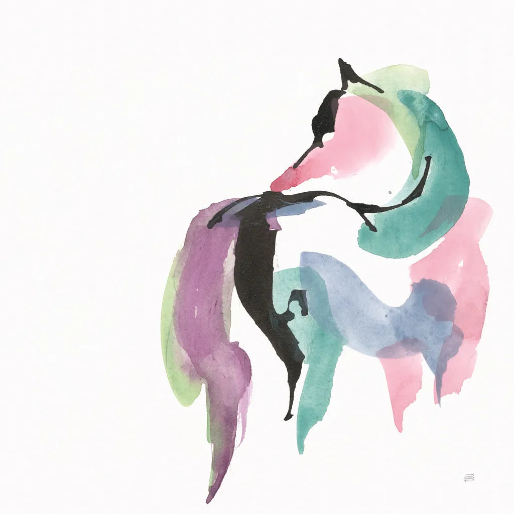 Party Horse IV by Chris Paschke. SKU 98236a. Archival Giclee Fine art print for wall decor.