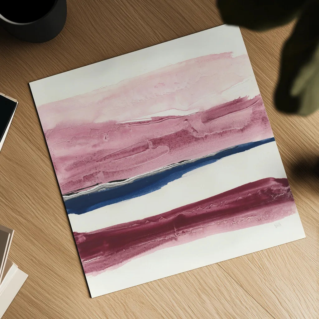 Patch of Indigo I by Chris Paschke. Shown as a detailed flat fine art print, highlighting archival giclee quality. Available as an archival giclee rolled canvas, fine art paper, or poster print. SKU 31478a.