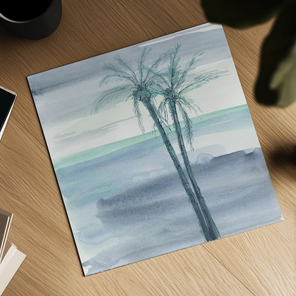 Peaceful Dusk II by Chris Paschke. Shown as a detailed flat fine art print, highlighting archival giclee quality. Available as an archival giclee rolled canvas, fine art paper, or poster print. SKU 23896a.