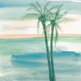 Peaceful Dusk II Tropical by Chris Paschke. SKU 27020a. Archival Giclee Fine art print for wall decor.