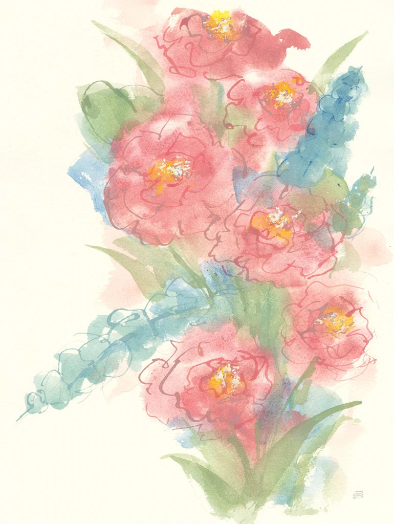Peony Bouquet I by Chris Paschke
