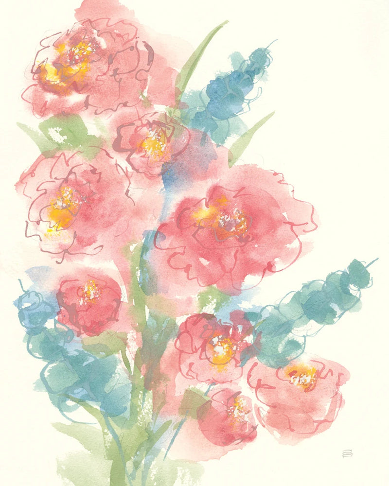 Peony Bouquet II Crop by Chris Paschke