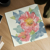Peony in the Pink II by Chris Paschke. Shown as a detailed flat fine art print, highlighting archival giclee quality. Available as an archival giclee rolled canvas, fine art paper, or poster print. SKU 48039a.