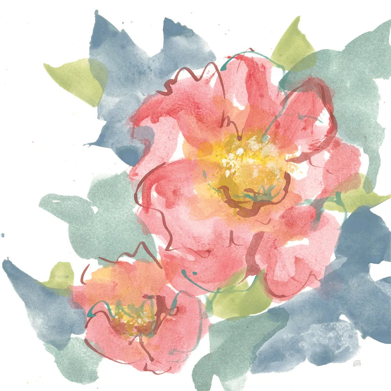 Peony in the Pink II on White by Chris Paschke. SKU 49547a. Archival Giclee Fine art print for wall decor.
