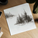 Pinescape IV by Chris Paschke. Shown as a detailed flat fine art print, highlighting archival giclee quality. Available as an archival giclee rolled canvas, fine art paper, or poster print. SKU 84638a.