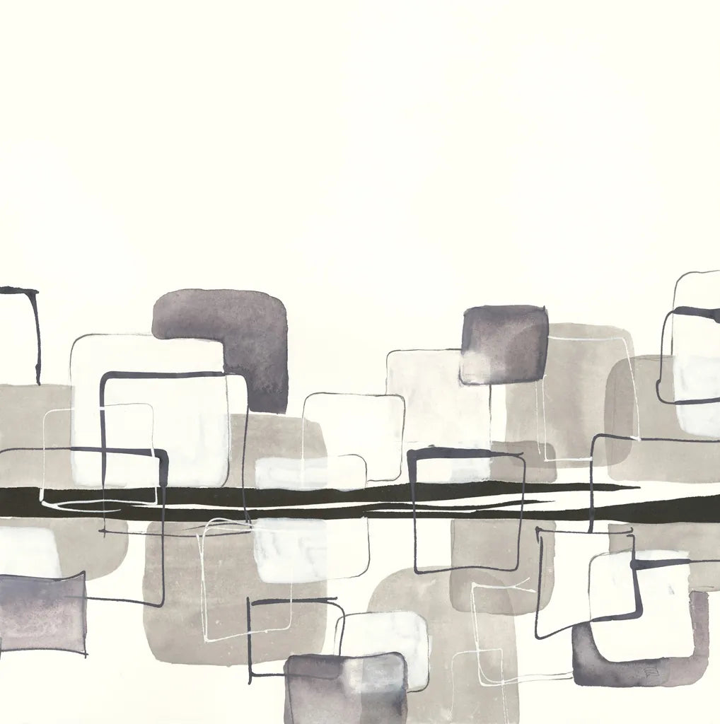 Placid Boxes I by Chris Paschke. SKU 32523a. Archival Giclee Fine art print for wall decor.