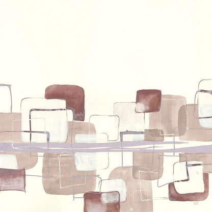 Placid Boxes I Blush by Chris Paschke. SKU 42727a. Archival Giclee Fine art print for wall decor.