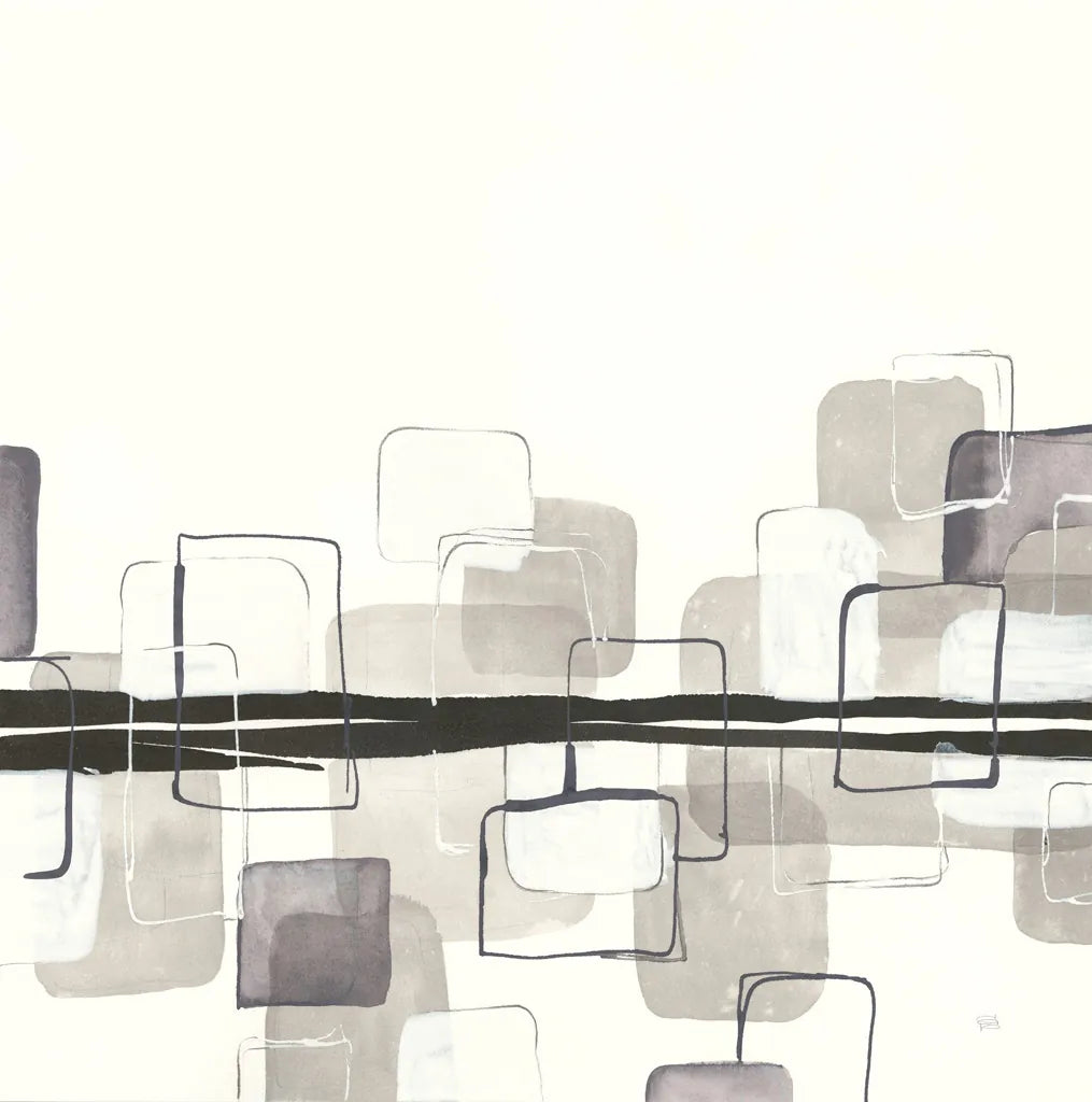 Placid Boxes II by Chris Paschke. SKU 32524a. Archival Giclee Fine art print for wall decor.