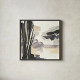 Placid II by Chris Paschke. Shown in a sleek black glass frame for a contemporary gallery look. Available as an archival giclee rolled canvas, fine art paper, or poster print. SKU 32526a.