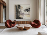 Placid II by Chris Paschke. Shown as extra-large giant wall art in a modern living room. Available as an archival giclee rolled canvas, fine art paper, or poster print. SKU 32526a.