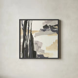 Placid III by Chris Paschke. Shown in a sleek black glass frame for a contemporary gallery look. Available as an archival giclee rolled canvas, fine art paper, or poster print. SKU 32527a.