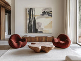 Placid III by Chris Paschke. Shown as extra-large giant wall art in a modern living room. Available as an archival giclee rolled canvas, fine art paper, or poster print. SKU 32527a.