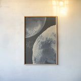 Planetary II by Chris Paschke. shown as a paper print in a natural frame. Available as a archival giclee rolled canvas, fine art paper, or poster print. SKU 83792h.