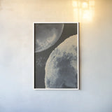 Planetary II by Chris Paschke. shown as a paper print in a white frame. Available as a archival giclee rolled canvas, fine art paper, or poster print. SKU 83792h.