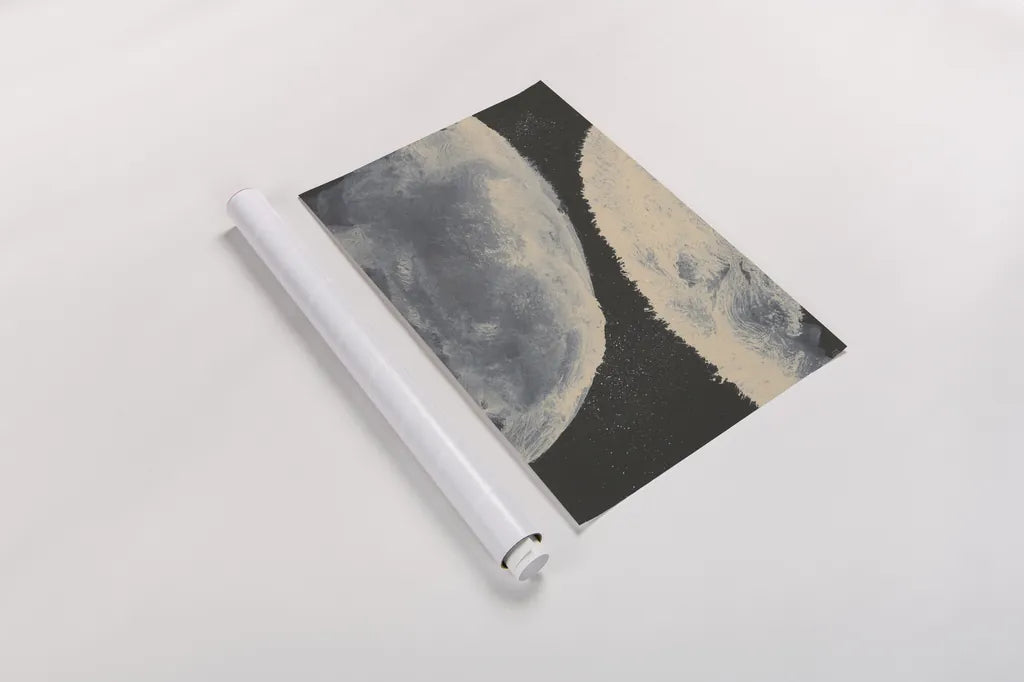 Planetary III by Chris Paschke. shown as a rolled paper print. Available as archival giclee rolled canvas, fine art paper, or poster print. SKU 83793h.