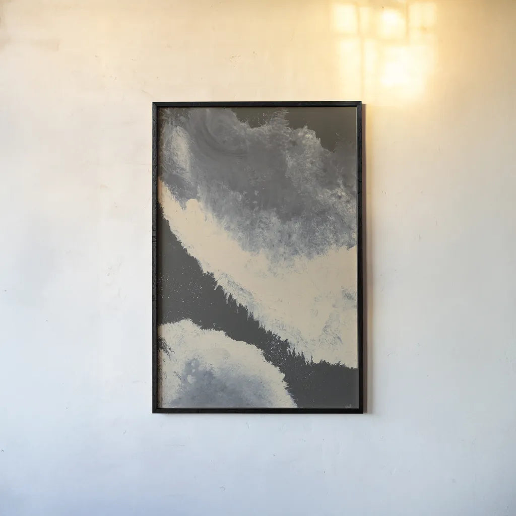 Planetary IV by Chris Paschke. shown as a paper print in a black flame. Available as a archival giclee rolled canvas, fine art paper, or poster print. SKU 83794h.