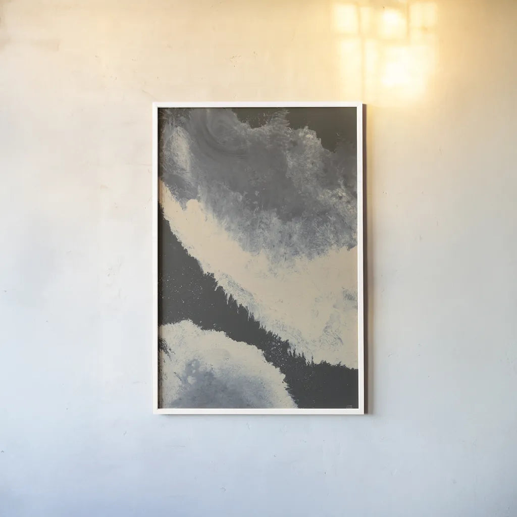 Planetary IV by Chris Paschke. shown as a paper print in a white frame. Available as a archival giclee rolled canvas, fine art paper, or poster print. SKU 83794h.