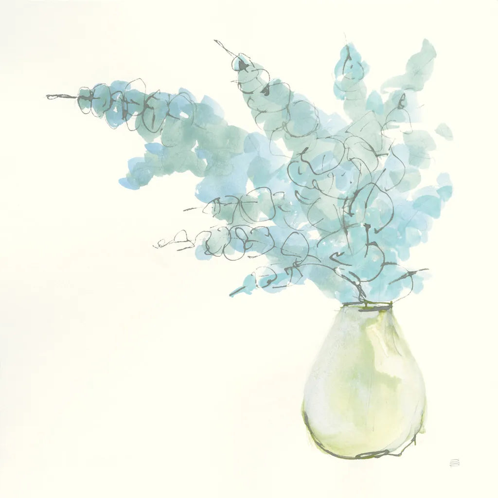 Plant Eucalyptus I by Chris Paschke. SKU 55033a. Archival Giclee Fine art print for wall decor.