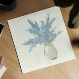 Plant Eucalyptus III by Chris Paschke. Shown as a detailed flat fine art print, highlighting archival giclee quality. Available as an archival giclee rolled canvas, fine art paper, or poster print. SKU 55035a.