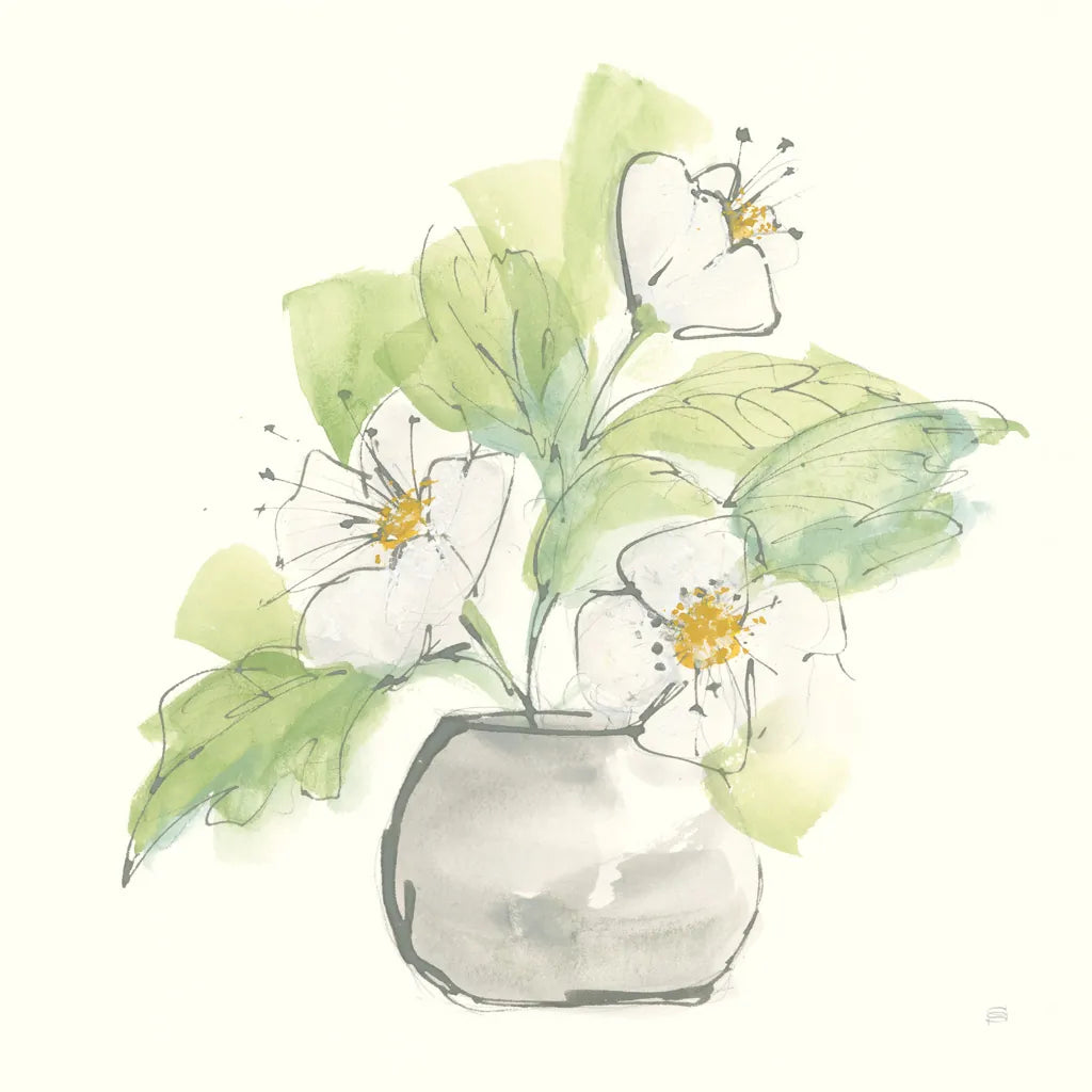 Plant Poppy I by Chris Paschke. SKU 55046a. Archival Giclee Fine art print for wall decor.