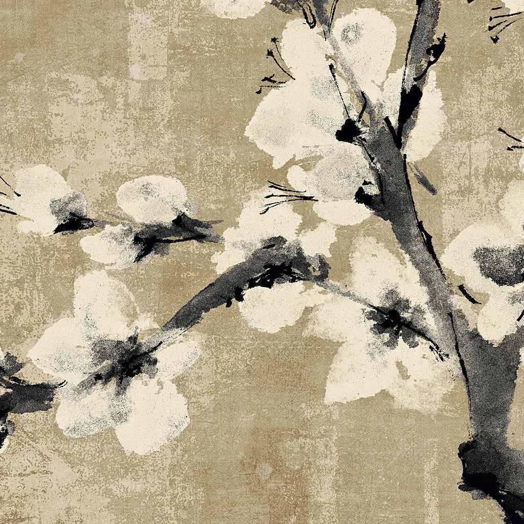 Plum Blossom I Neutral by Chris Paschke. SKU 19268a. Archival Giclee Fine art print for wall decor.