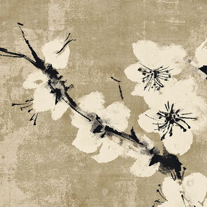 Plum Blossom II Neutral by Chris Paschke. SKU 19269a. Archival Giclee Fine art print for wall decor.