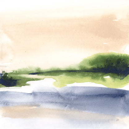 Pond View II by Chris Paschke. SKU 94402a. Archival Giclee Fine art print for wall decor.