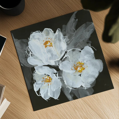 Poppies I by Chris Paschke. Shown as a detailed flat fine art print, highlighting archival giclee quality. Available as an archival giclee rolled canvas, fine art paper, or poster print. SKU 80763a.