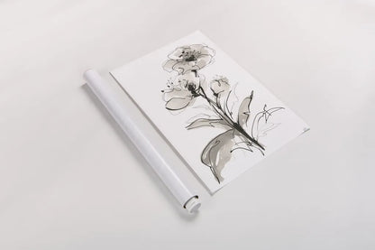 Poppy I by Chris Paschke. shown as a rolled paper print. Available as archival giclee rolled canvas, fine art paper, or poster print. SKU 74368h.