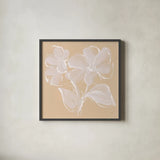 Poppy II by Chris Paschke. Shown in a sleek black glass frame for a contemporary gallery look. Available as an archival giclee rolled canvas, fine art paper, or poster print. SKU 66779a.