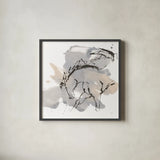 Power Horse II by Chris Paschke. Shown in a sleek black glass frame for a contemporary gallery look. Available as an archival giclee rolled canvas, fine art paper, or poster print. SKU 88091a.