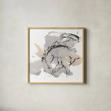 Power Horse II by Chris Paschke. Shown in a natural wood glass frame for a timeless modern aesthetic. Available as an archival giclee rolled canvas, fine art paper, or poster print. SKU 88091a.
