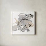 Power Horse II by Chris Paschke. Shown in a crisp white glass frame for a clean and minimalist style. Available as an archival giclee rolled canvas, fine art paper, or poster print. SKU 88091a.